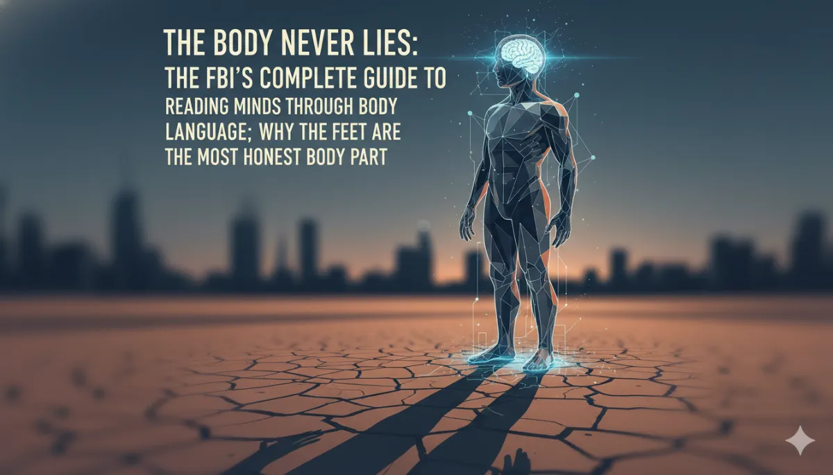 بدن‌ها دروغ نمی‌گویند: راهنمای جامع FBI برای خواندن ذهن از روی زبان بدن؛ چرا پاها صادق‌ترین عضو بدن هستند؟
