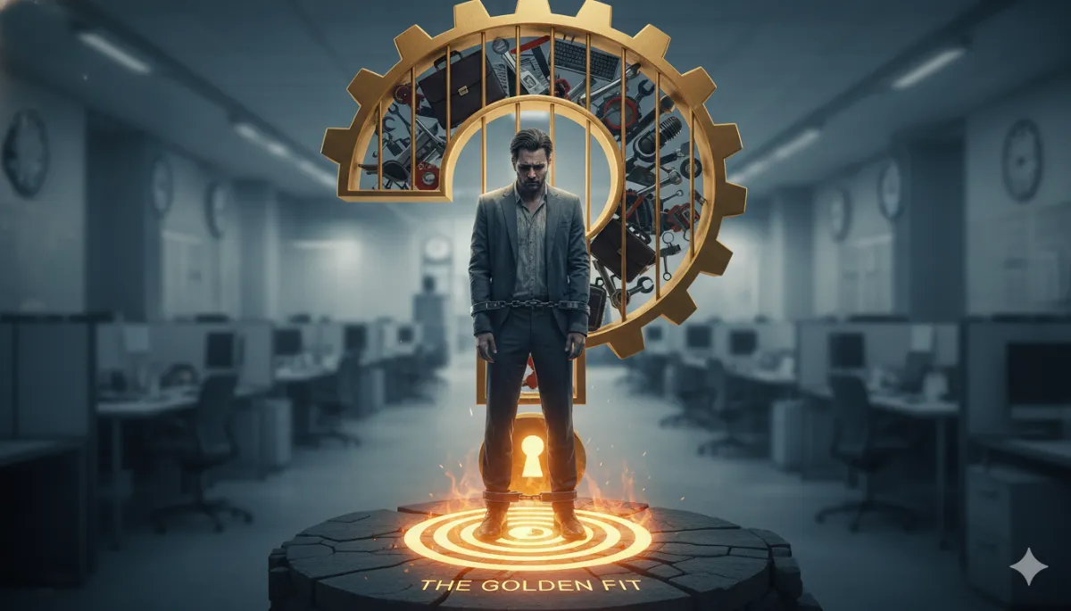 زندانیانِ روزمزد: چرا در شغل خود زجر می‌کشید؟ راهنمای جامع علمی برای کشف «تناسب طلایی» (Fit) بین شخصیت و شغل