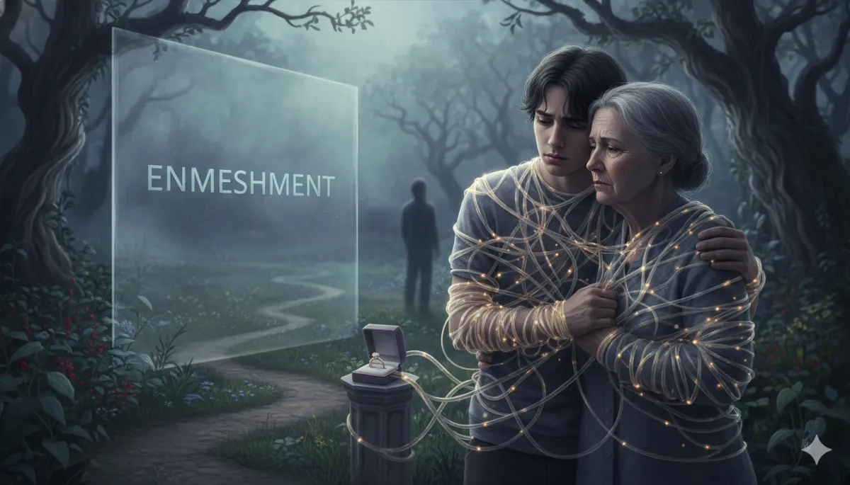 وقتی با مادرتان ازدواج کرده‌اید! راهنمای جامع «هم‌جوشی عاطفی» (Enmeshment) و سندروم «همسر جایگزین»؛ چرا نمی‌توانید مستقل شوید؟