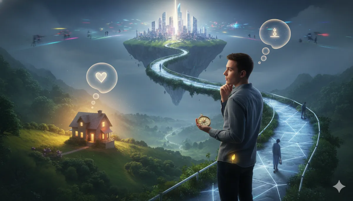 چرا همیشه حس می‌کنم «جایِ بهتری» وجود دارد؟ راهنمای علمی درمان «فومو» (FOMO) و کشفِ لذتِ «جومو» (JOMO)