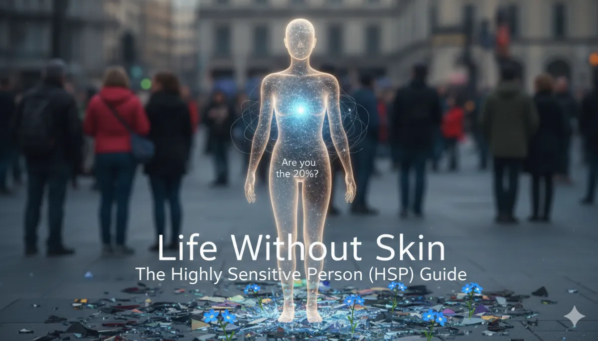 زندگی بدون پوست: راهنمای جامع برای «آدم‌های بسیار حساس» (HSP)؛ آیا شما هم ۲۰٪ متفاوت جامعه هستید؟