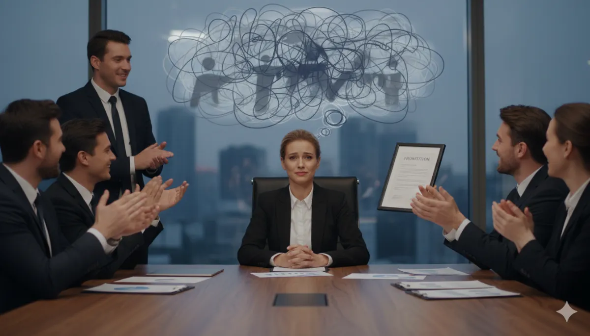 سندروم ایمپاستر: چرا با وجود موفقیت، حس می‌کنید یک «کلاهبردار» هستید؟ (کالبدشکافی علمی احساس بی‌کفایتی)