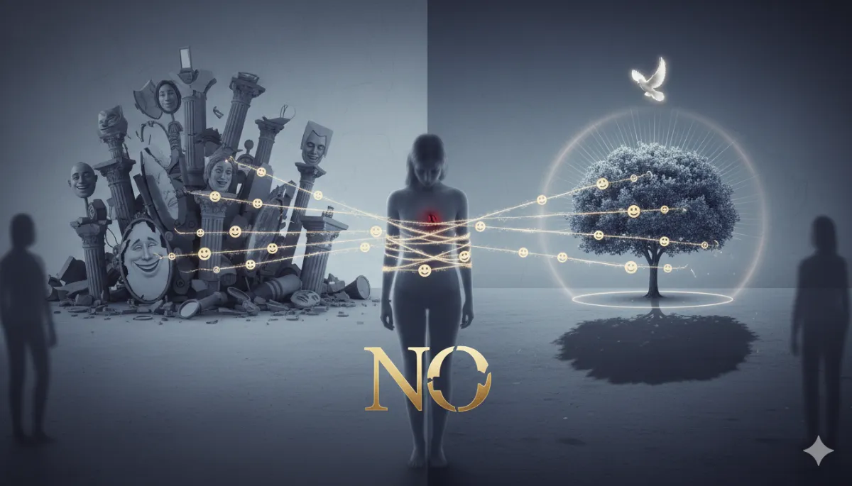 هنرِ گم‌شده‌ی «نه» گفتن: چرا راضی نگه داشتن دیگران، نوعی خودزنی است؟ روانشناسی علمی مرزگذاری و رهایی از مهرطلبی