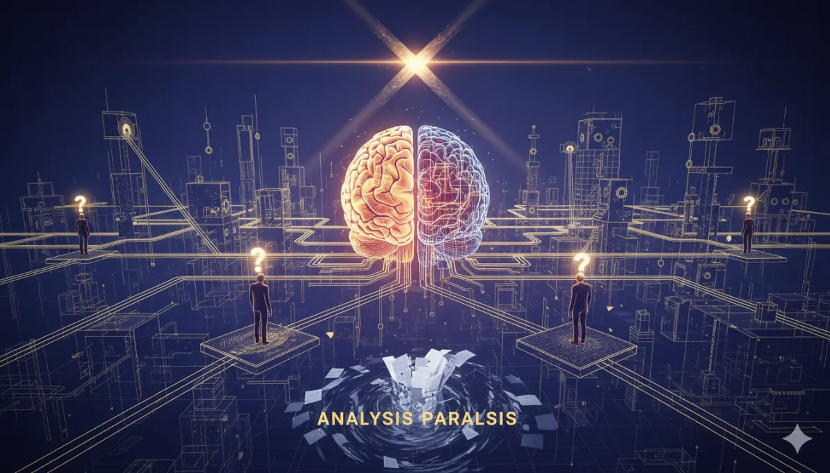 معماری تصمیم‌گیری: چرا انتخاب‌های بد می‌کنیم؟ کشف سبک تصمیم‌گیری مغز شما و فرار از «فلج تحلیل»