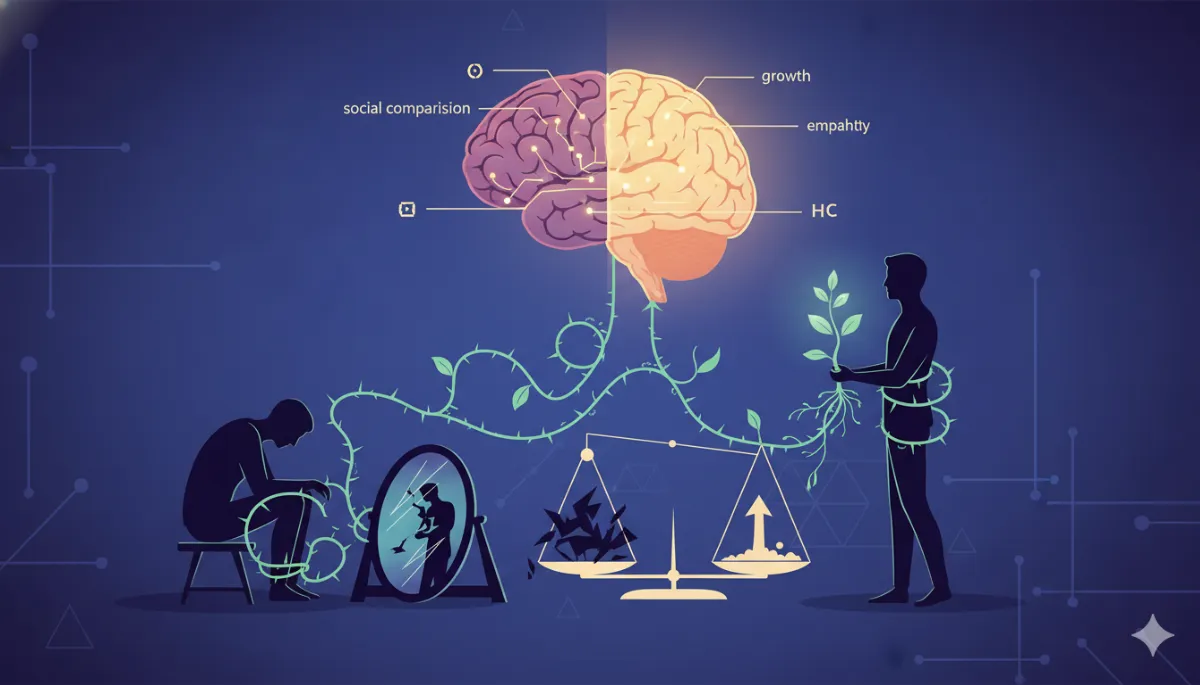 چرا از موفقیت دوستم متنفرم؟ کالبدشکافی علمی «حسادت» (Envy)، تله‌ی مقایسه اجتماعی و راهکار تبدیل «رشک» به «رشد»