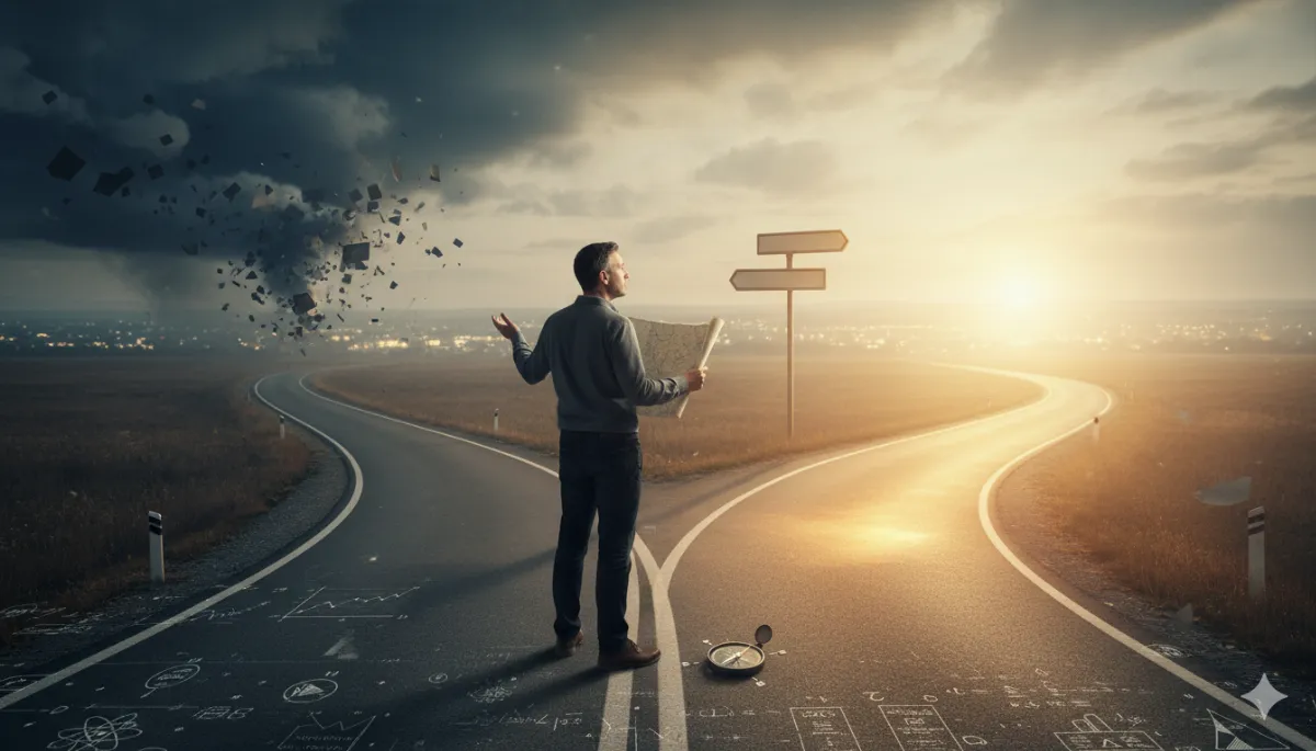 بحران میانسالی یا بیداریِ دوم؟ چرا در ۴۰ سالگی احساس می‌کنید «این همه راه آمدم که چی؟» و نقشه علمی عبور از این طوفان