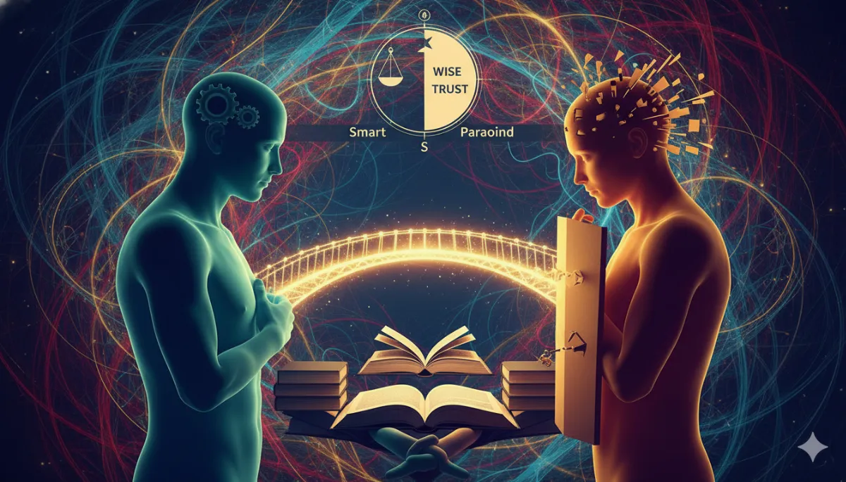 آیا «زرنگ» هستید یا «پارانوئید»؟ راهنمای جامع روانشناسی اعتماد، درمانِ شکاکیت و هنرِ «اعتماد هوشمندانه» در دنیای بی‌اعتماد