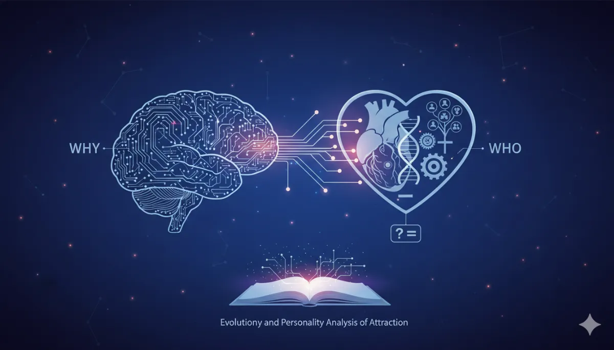 الگوریتم عشق: رمزگشایی علمی از اینکه «چرا» و «عاشق چه کسی» می‌شویم؟ (تحلیل تکاملی و شخصیتی جذابیت)